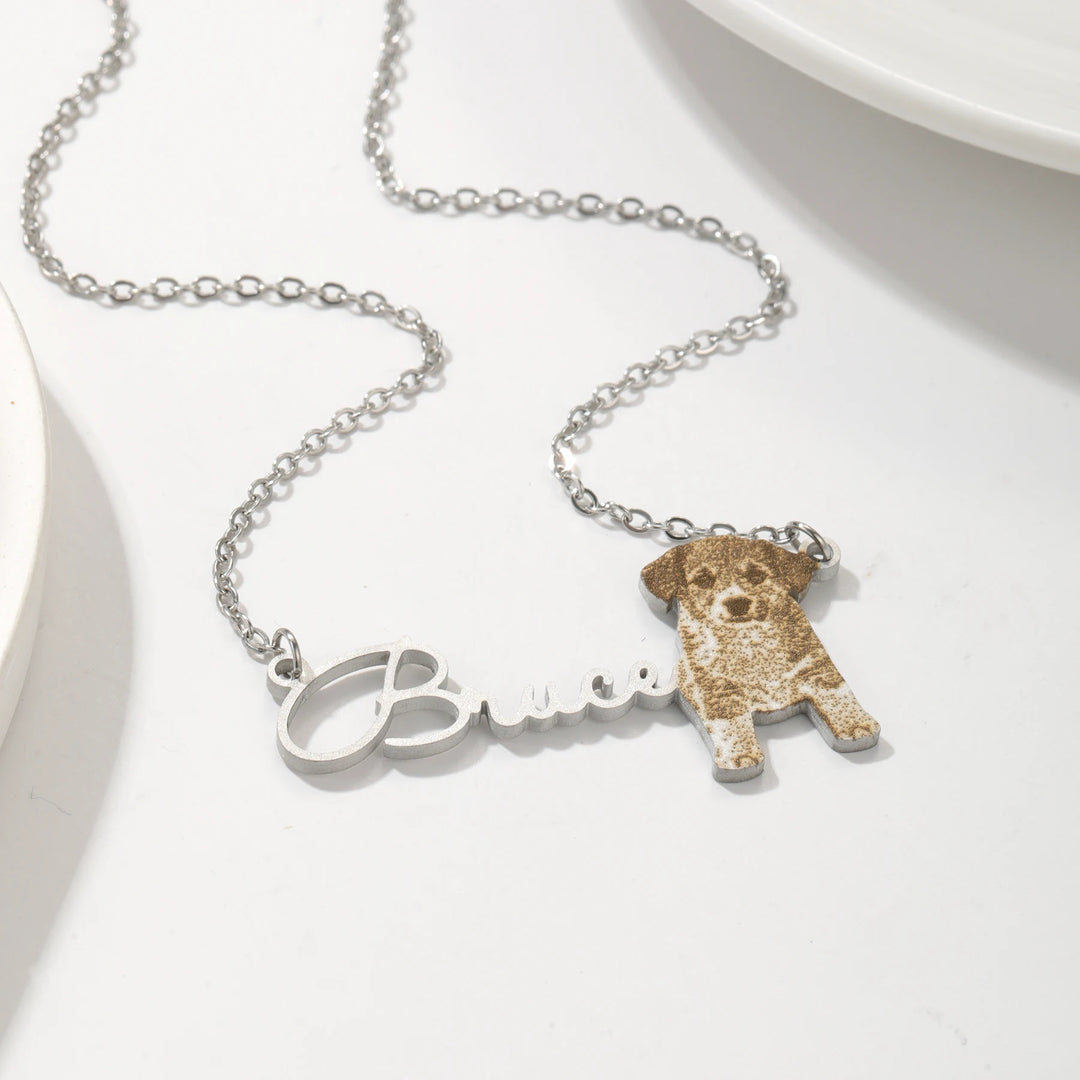 Customized Photo Pet Pendant Necklace