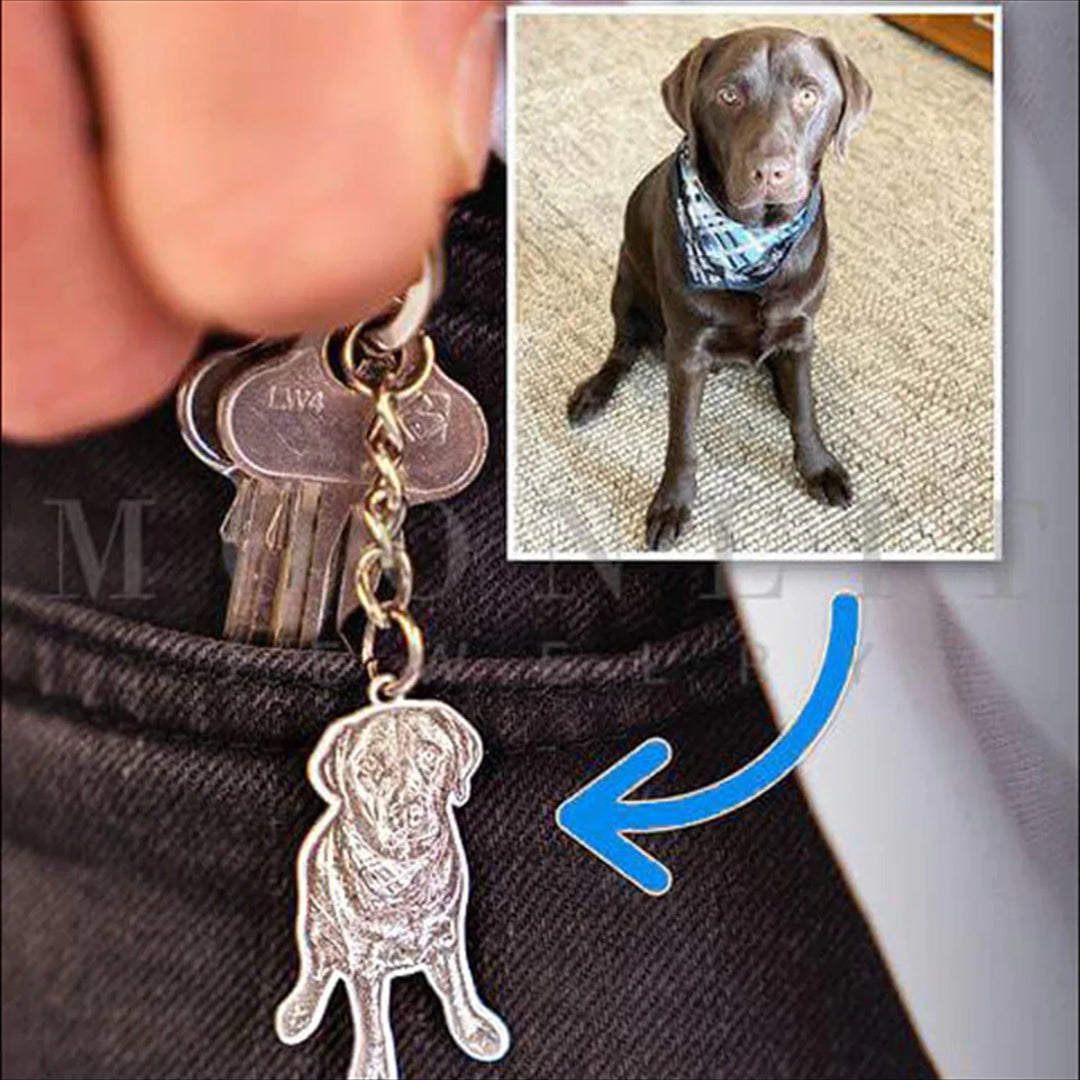 Personalized Pet Photo Keychain