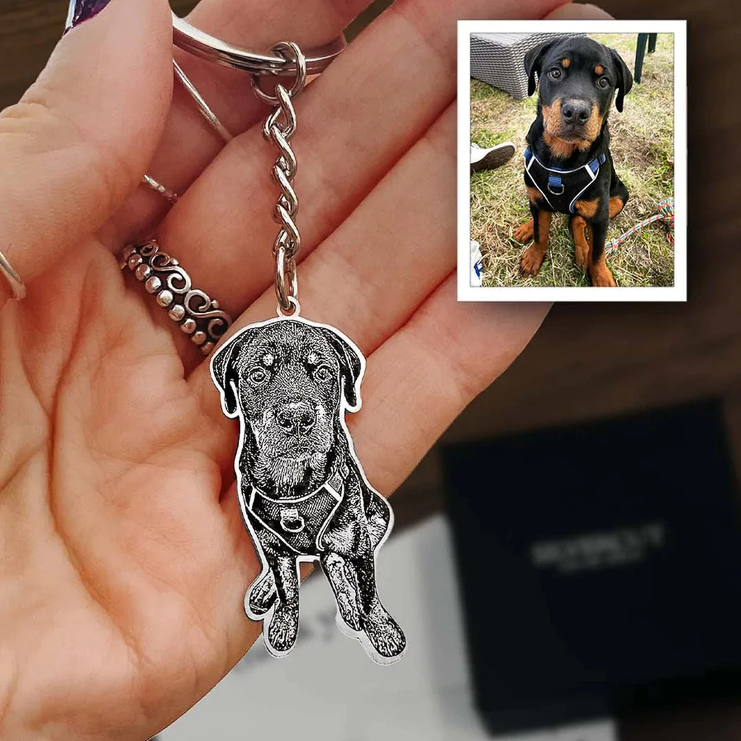 Personalized Pet Photo Keychain