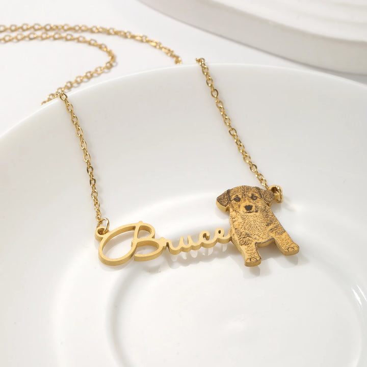 Customized Photo Pet Pendant Necklace