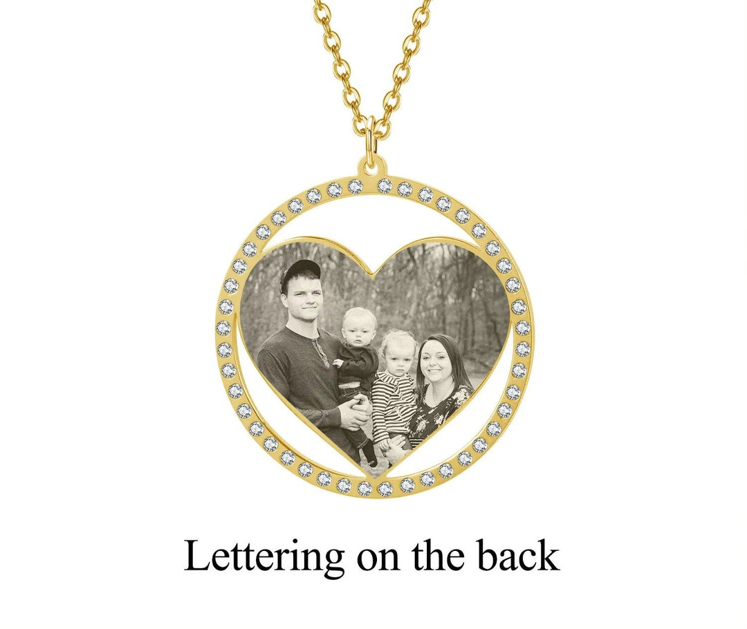 Personalized Custom Photo Medallion Pendant Necklace