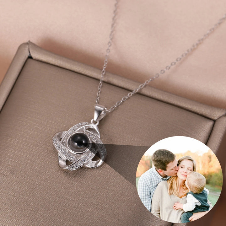 Custom Projection Photo Pendant Necklace