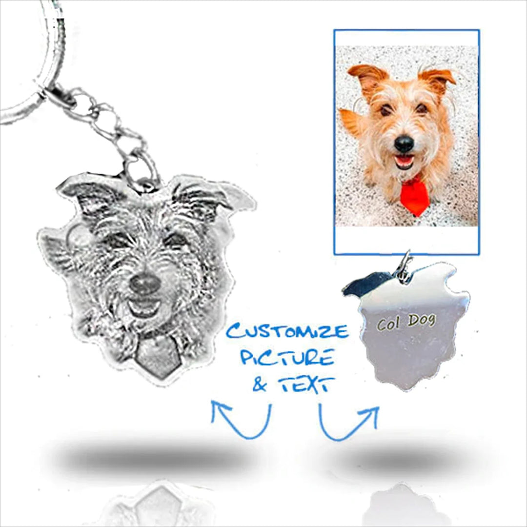 Personalized Pet Photo Keychain