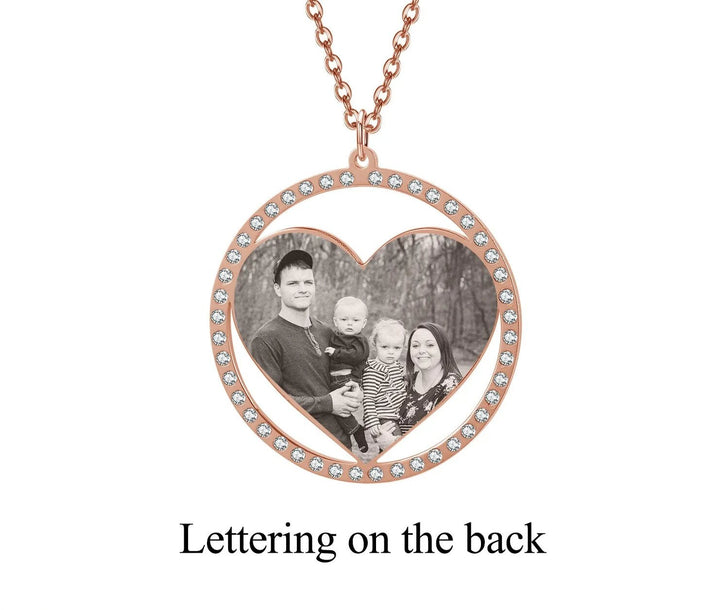 Personalized Custom Photo Medallion Pendant Necklace