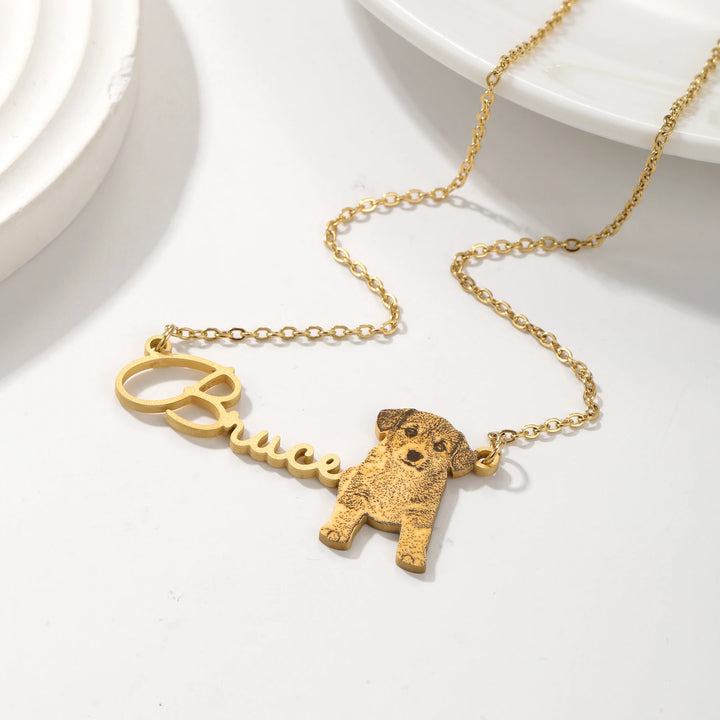 Customized Photo Pet Pendant Necklace