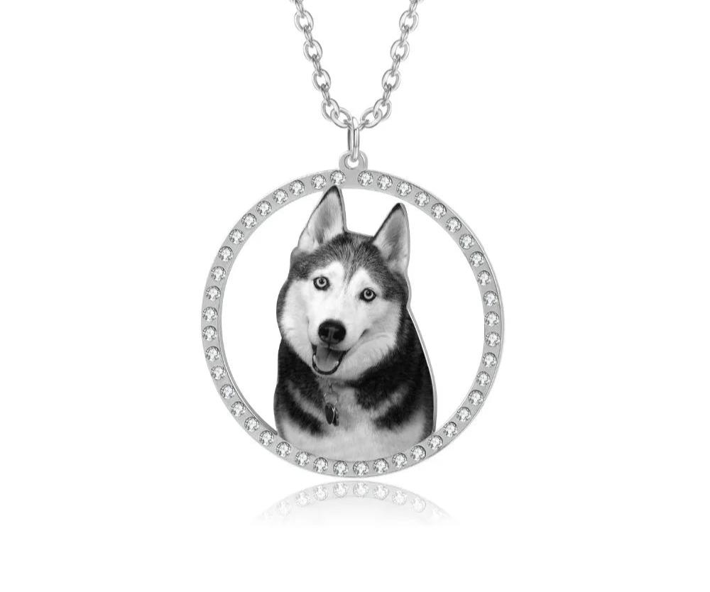 Personalized Custom Photo Medallion Pendant Necklace