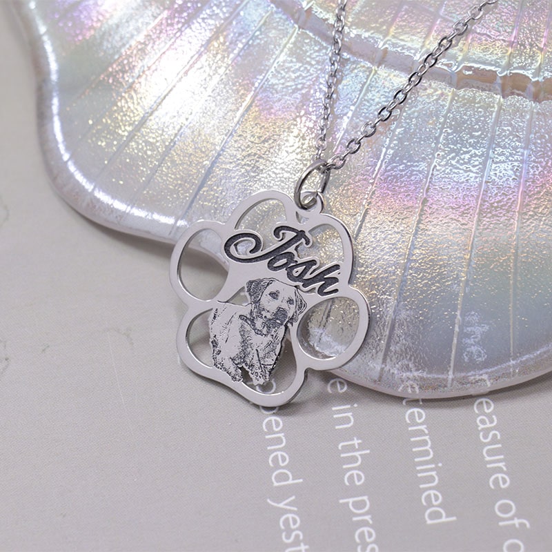 Custom Pet Photo Necklace