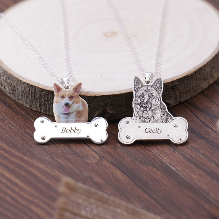 Custom Pet Photo Necklace