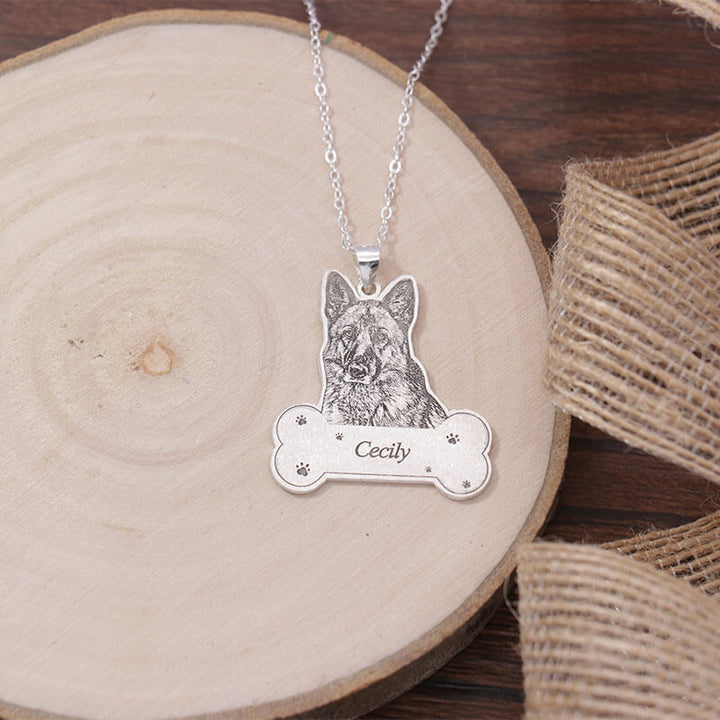 Custom Pet Photo Necklace