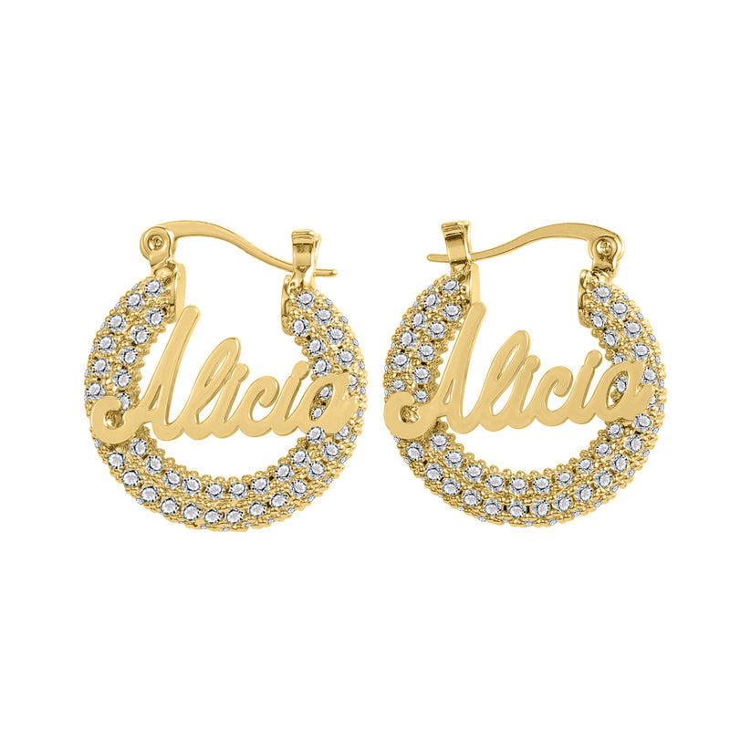 Iced Out Mini CZ Hoop Earrings - ClickNShopGoods