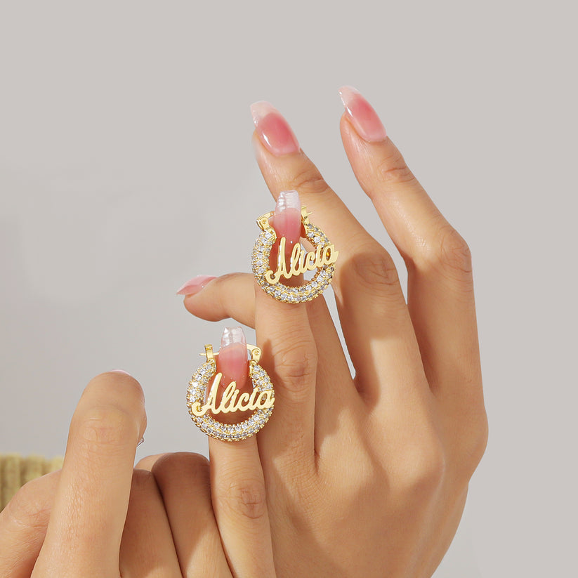 Iced Out Mini CZ Hoop Earrings - ClickNShopGoods