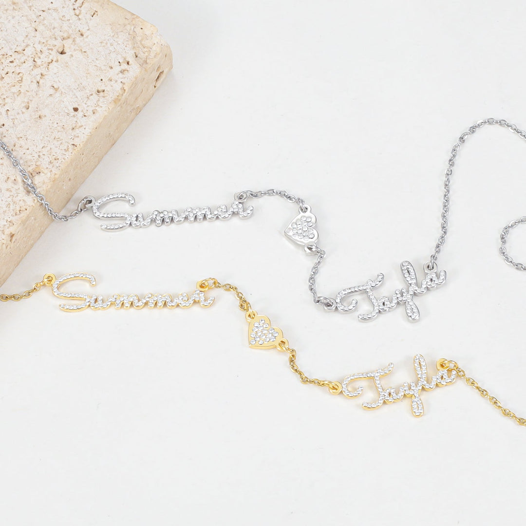 CZ Names Stone Necklace - ClickNShopGoods