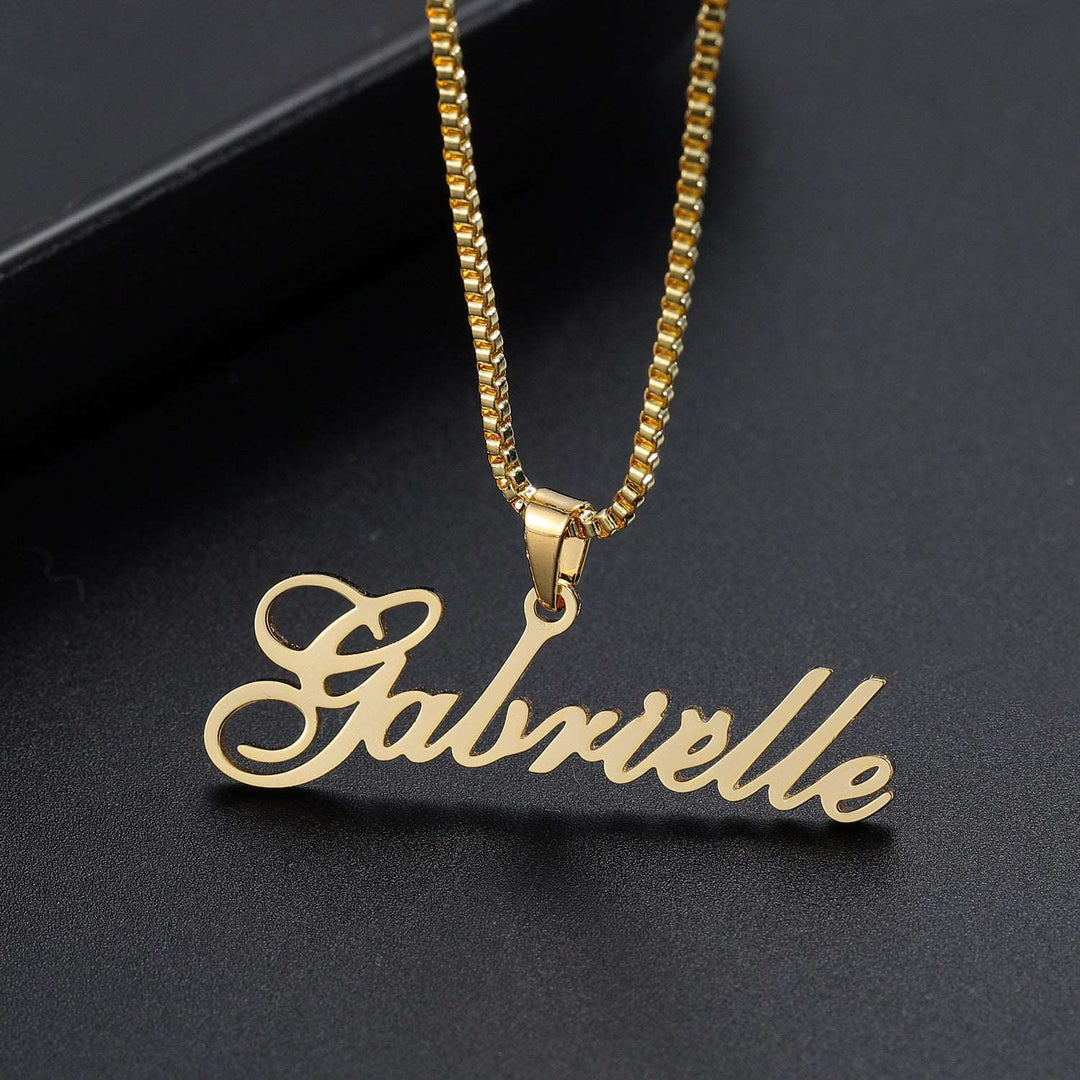 Custom Script Name Necklace - ClickNShopGoods