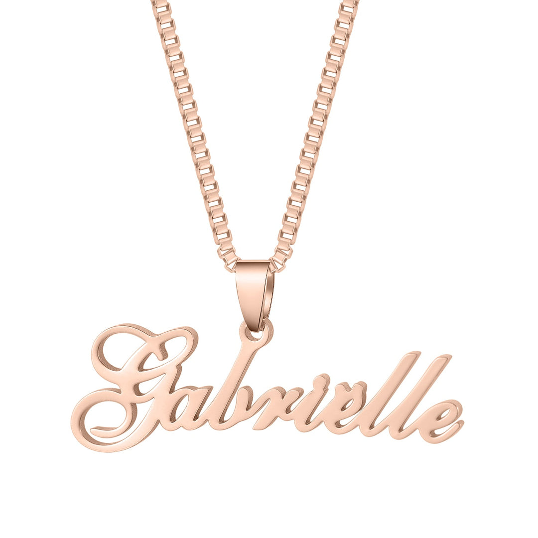 Custom Script Name Necklace - ClickNShopGoods