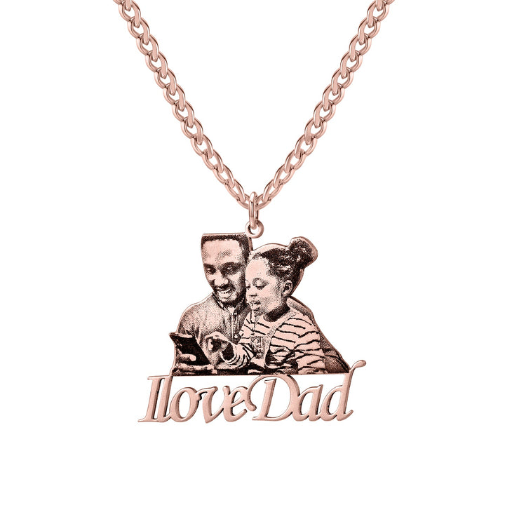 Custom Photo Name Necklace - ClickNShopGoods