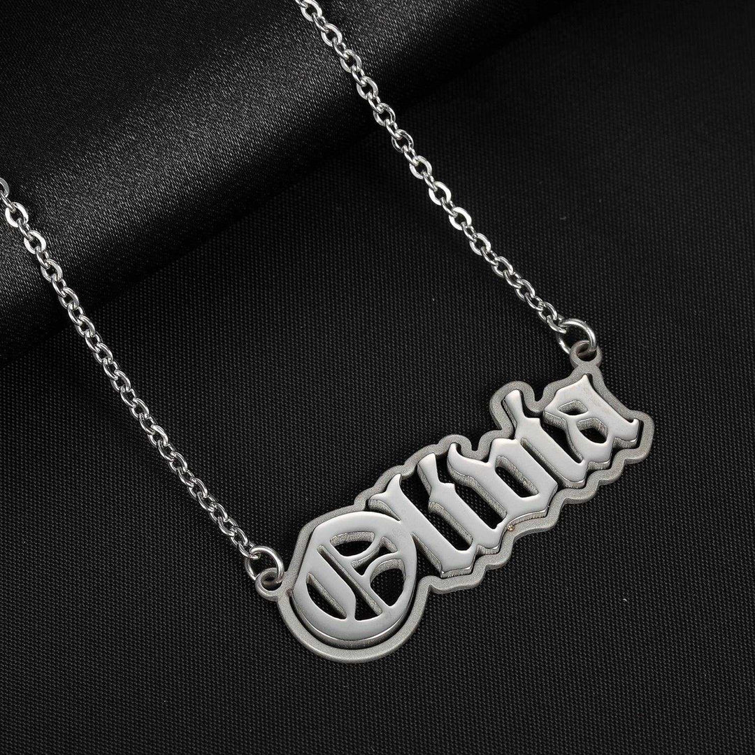 Gothic Name Necklace - ClickNShopGoods