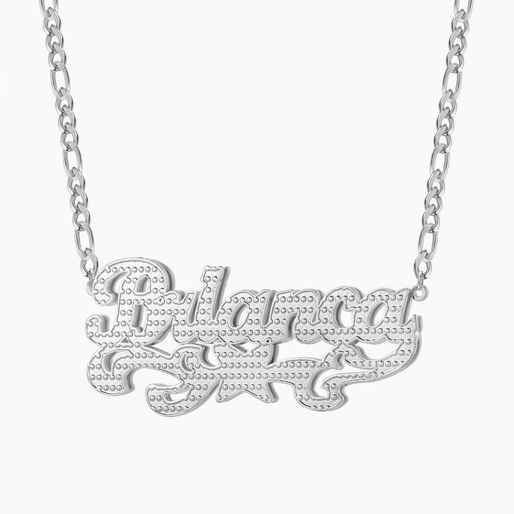 Double Plated Butterfly Name Necklace - ClickNShopGoods