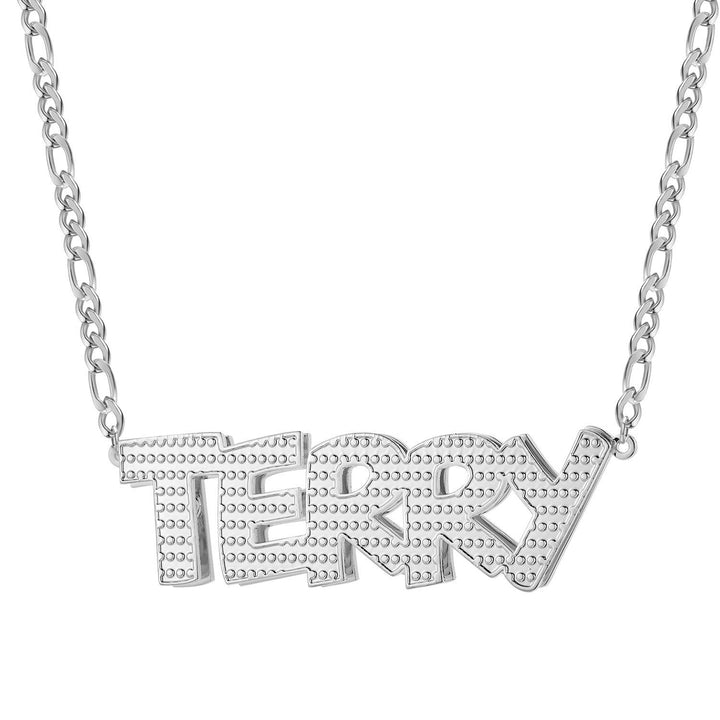 Double Plated Name Necklace - ClickNShopGoods