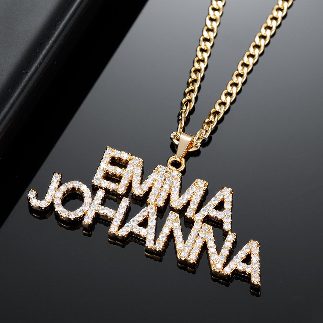 Zircon Name Necklace - ClickNShopGoods