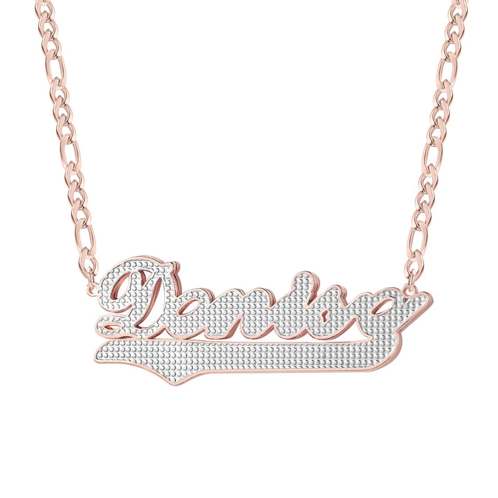 Double Plated Name Necklace - ClickNShopGoods