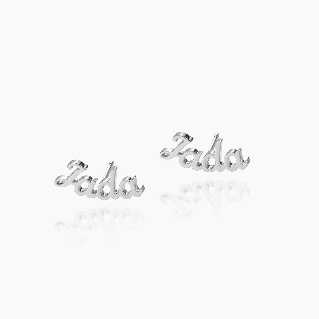 Custom Name Studs Earrings - ClickNShopGoods