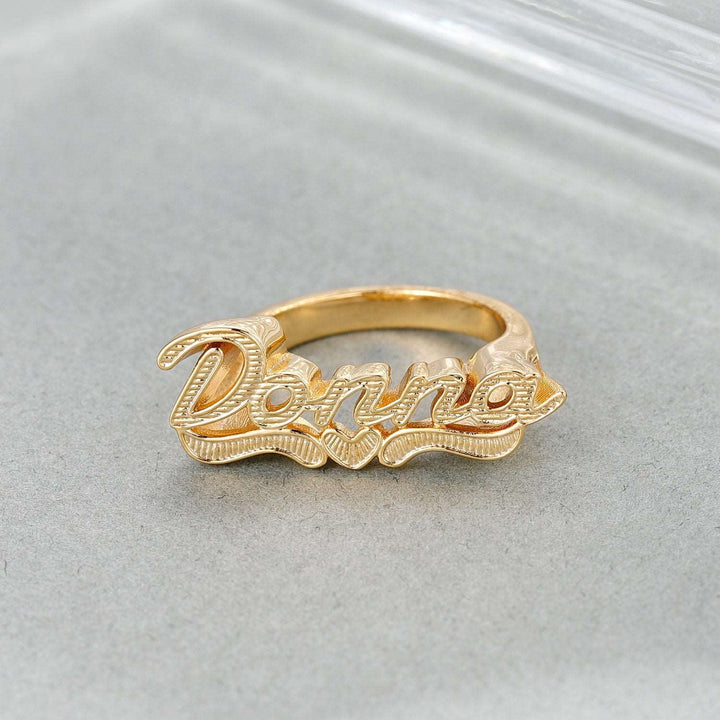 3D Heart Name Ring - ClickNShopGoods