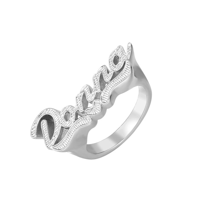 3D Heart Name Ring - ClickNShopGoods