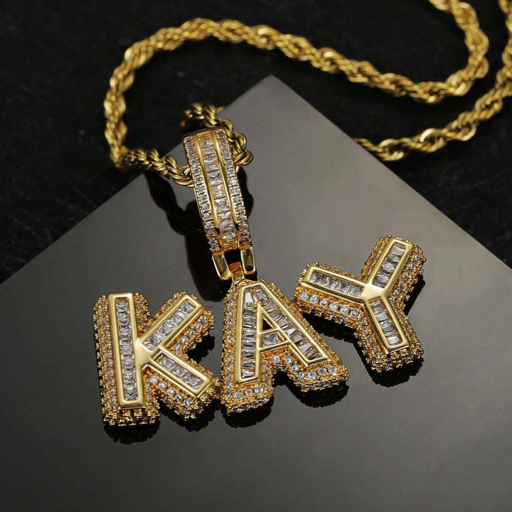 Iced Out Custom Name Necklace