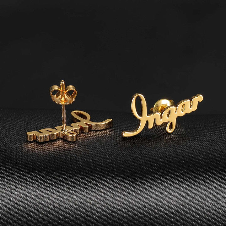 Custom Name Studs Earrings - ClickNShopGoods