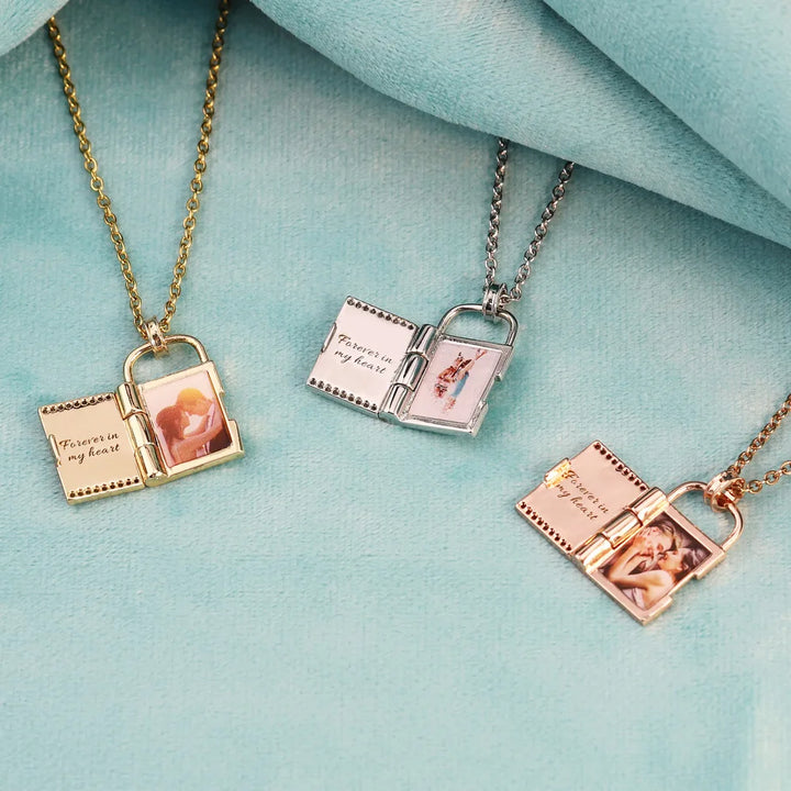 Custom Photo Envelope Necklace - ClickNShopGoods