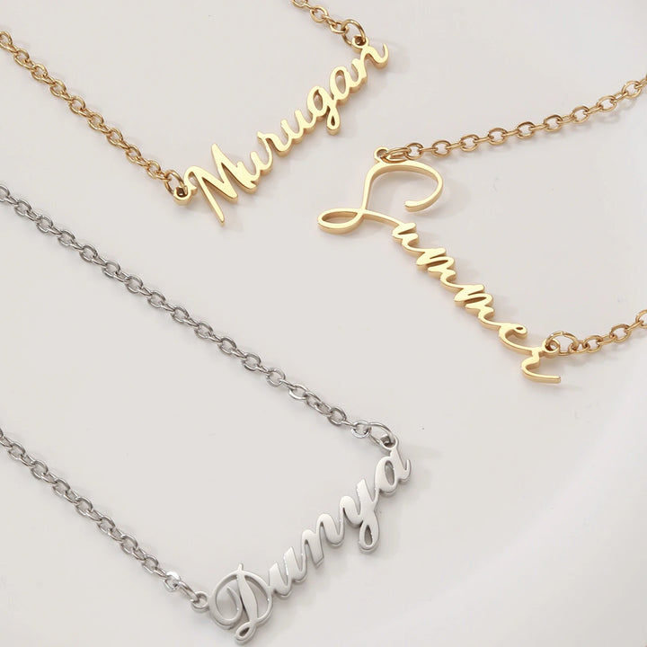 Cursive Handwriting Name Necklace - ClickNShopGoods