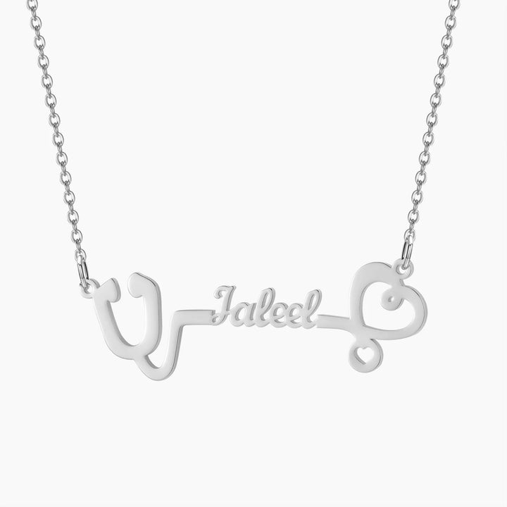 Stethoscope Name Necklace - ClickNShopGoods