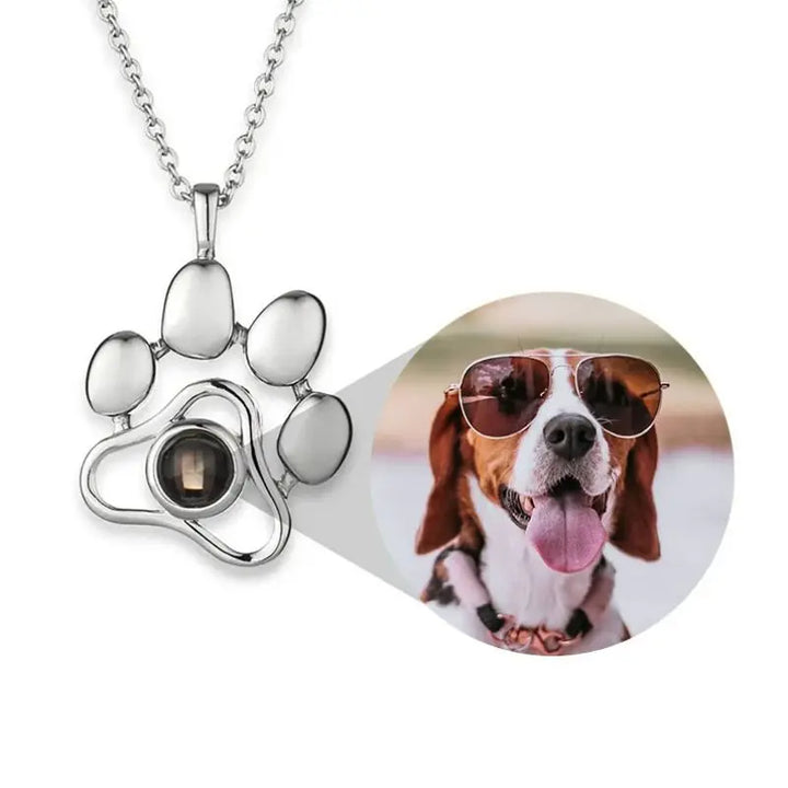 Personalized Pet Projection Photo Necklace