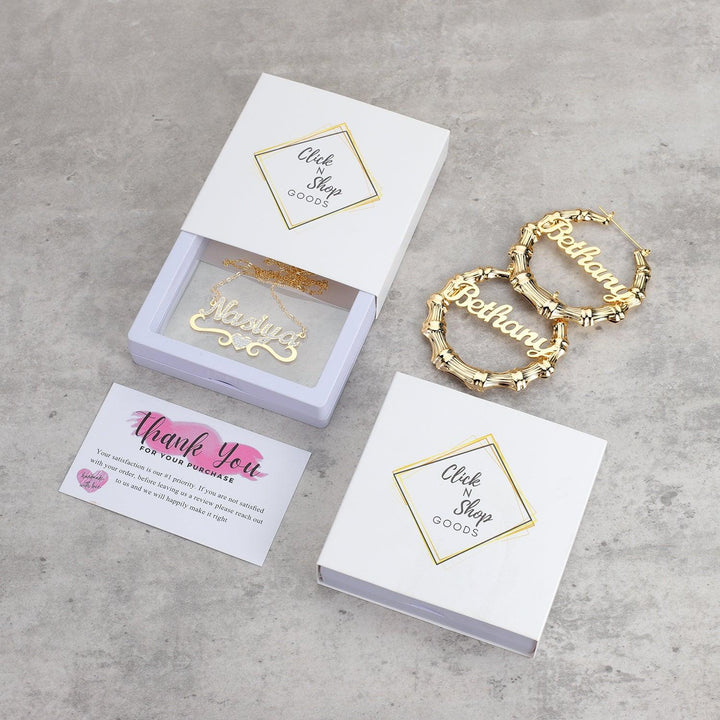 XOXO Double Plated Name Necklace - ClickNShopGoods